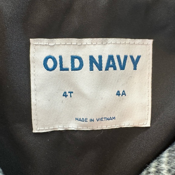 4T Girls Plaid Old Navy Jacket - Picture 2 of 2